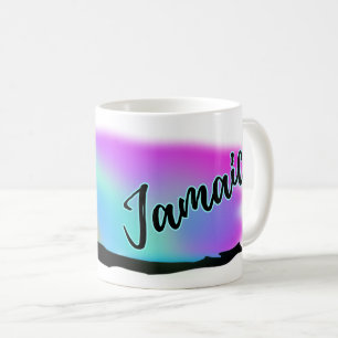 Neon Beach Skies auf Jamaika Tasse