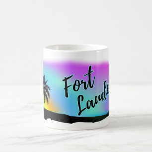 Neon Beach Skies bei Fort Lauderdale Tasse