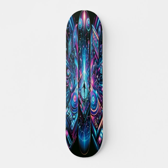 Neon Beats Skateboard (Vorne)
