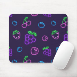Neon-Beeren-Muster-Mauspad Mousepad
