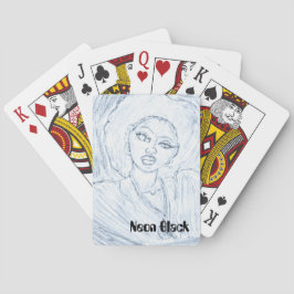 Neon Black Playing Cards Spielkarten