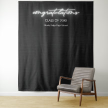 Neon Black Wall Abschluss Foto Stand
