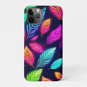 Neon Blätter in Vibrant Glanz Kunst Case-Mate iPhone Hülle