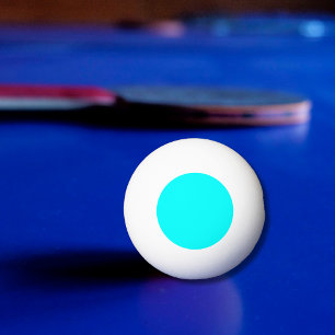 Neon Blau Einheitston Klassisch Tischtennisball