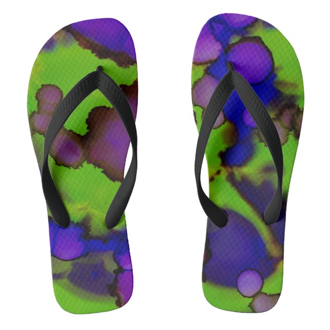 Neon Bloomstorm Flip Flops (Fußbett)