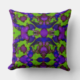 Neon Bloomstorm Kissen