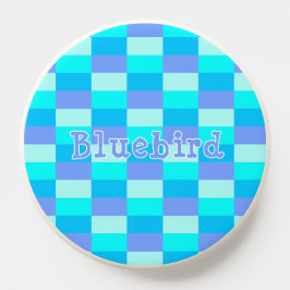 Neon Blue Color Pattern PopSocket