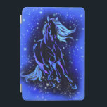 Neon Blue Horning bei Mondlicht Starry Night iPad Mini Hülle<br><div class="desc">Neon Blue Horning Running at Moonlight Starry Night Magic Animal Zeichn - Wählen / Fügen Sie Ihren einzigartigen Text / Farbe - Make Your Special Gift - Neu formatieren und verschieben oder entfernen und hinzufügen / Bild mit Anpassungs-Tool ! - Zeichn und Design von MIGNED. Sie können meine Designs auch...</div>