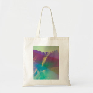 neon blue pink green synth wave  Luminous lights Tragetasche