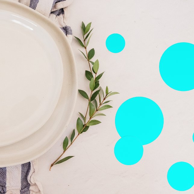 Neon Blue Solid Color | Classic Konfetti (Von Creator hochgeladen)