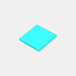 Neon Blue Solid Color | Classic Post-it Klebezettel