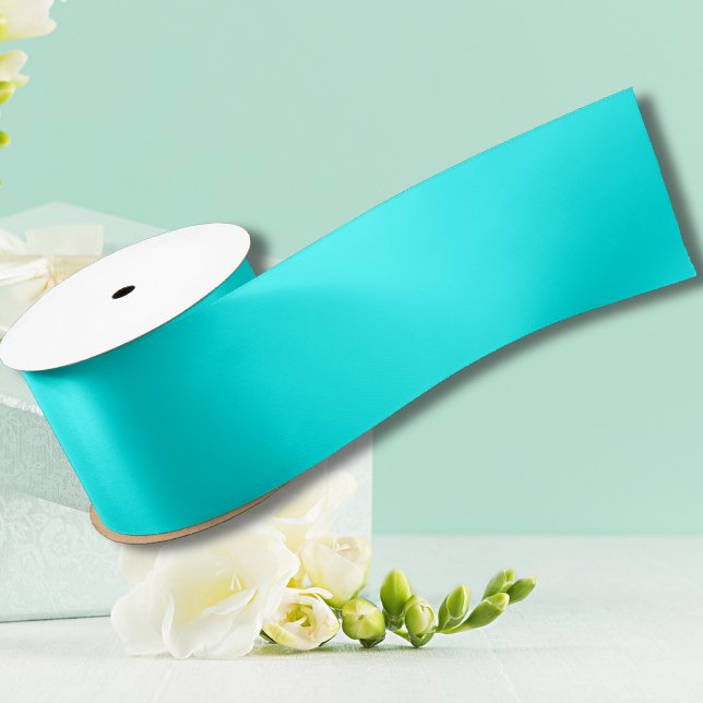 Neon Blue Solid Color | Classic Satinband (Von Creator hochgeladen)
