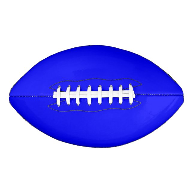 Neon Blue Solid Color Football (Vorderseite)