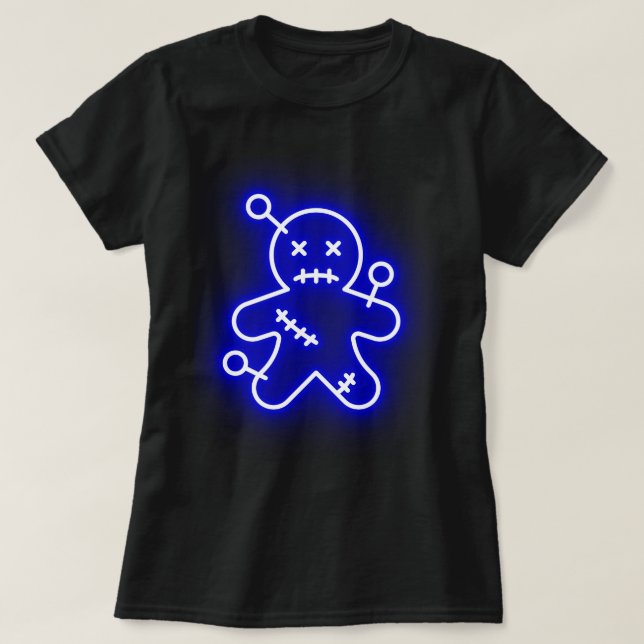 Neon Blue Voo Doo Women's T - Shirt (Design vorne)
