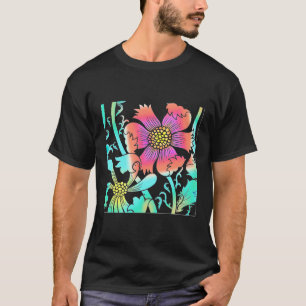 Neon Blume T-Shirt