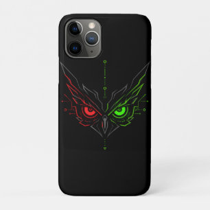Neon-böses Eulen-Tech-Stammes-Cybernetic-Art Case-Mate iPhone Hülle