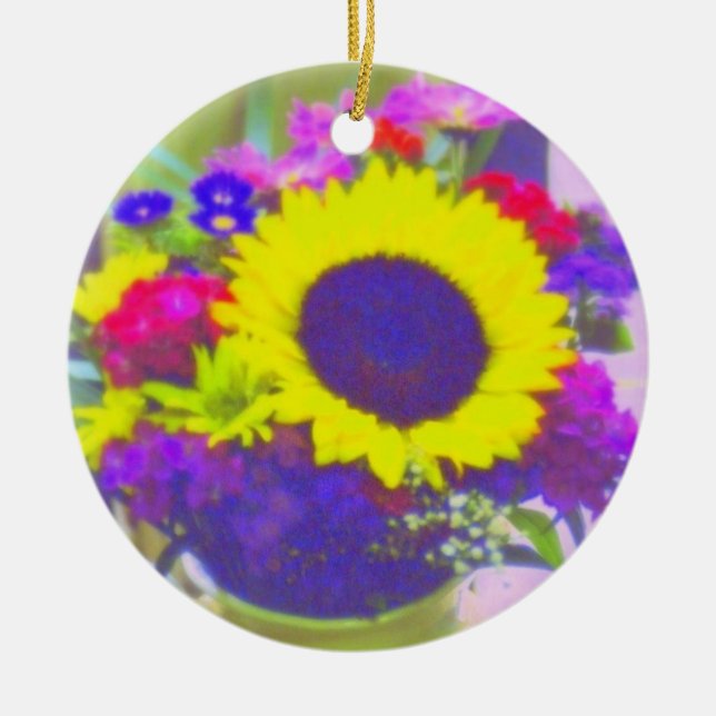 Neon Bouquet Ornament (Vorne)