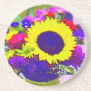 Neon Bouquet Untersetzer