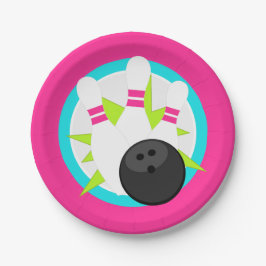 Neon Bowling Button Paper Teller