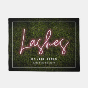 Neon Boxwood Lash Künstler Cosmetologin Business Fußmatte