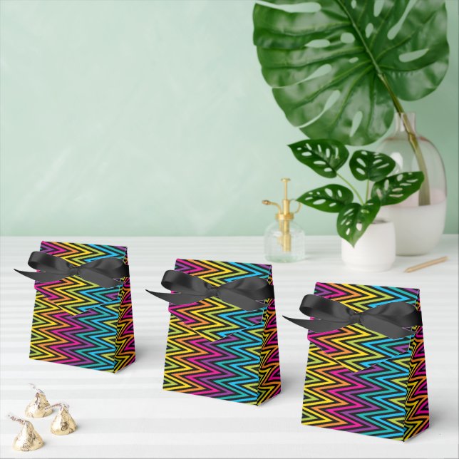 Neon Bright trendige Mode farbiges Design 8 Geschenkschachtel (Zahlreiche)