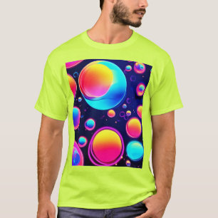 Neon Bubble Universe T-Shirt