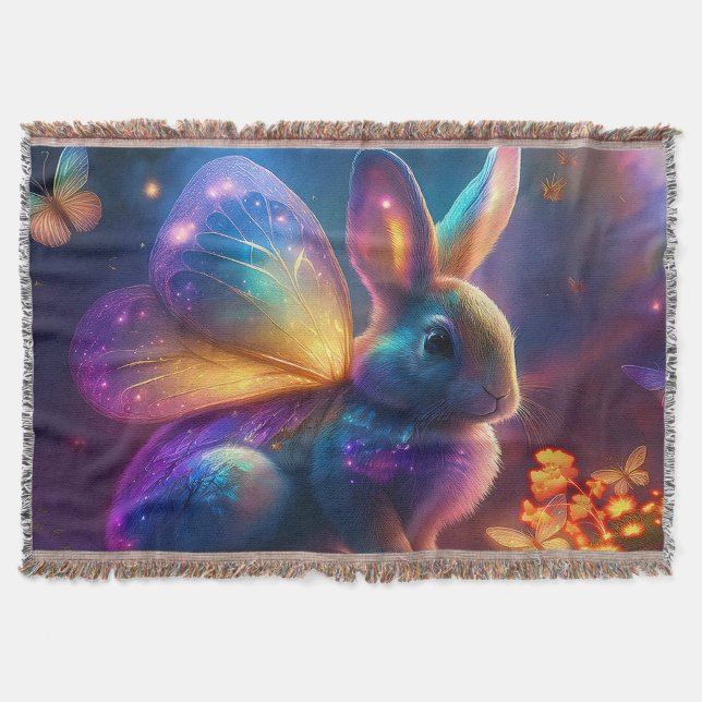 Neon Bunny Decke (Vorderseite)