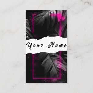 Neon Business Card Visitenkarte