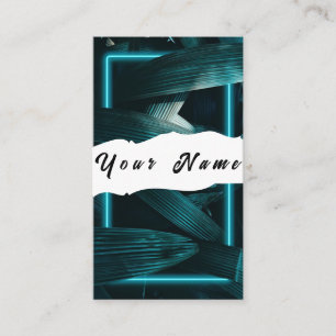 Neon Business Card Visitenkarte
