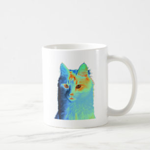 Neon Cat Kaffeetasse