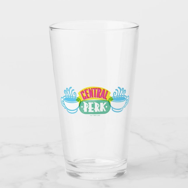Neon Central Perk Logo Glas (Vorderseite)