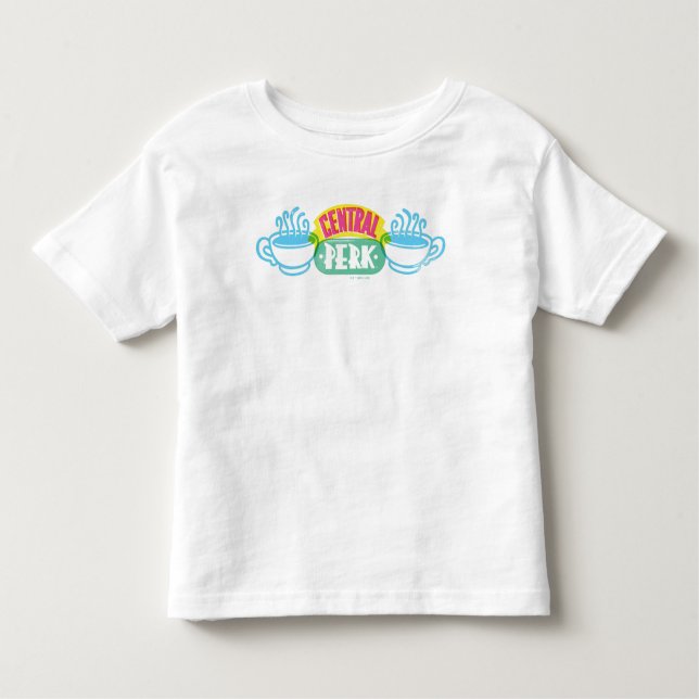 Neon Central Perk Logo Kleinkind T-shirt (Vorderseite)