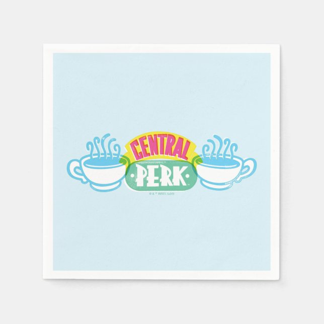 Neon Central Perk Logo Serviette (Vorderseite)