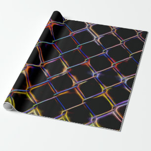 Neon Chain Link Geschenkpapier