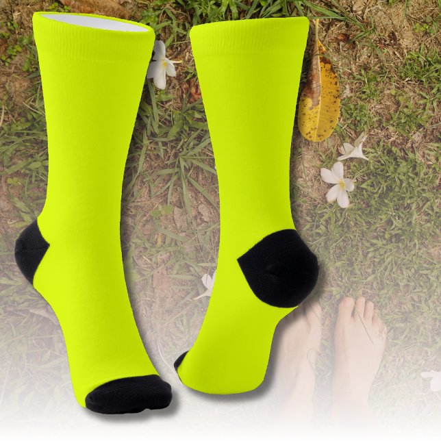 Neon Chartreuse Bright Socken (Von Creator hochgeladen)