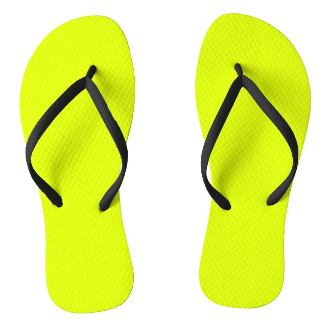 Neon Chartreuse Custom Classic Flip Flops (Fußbett)
