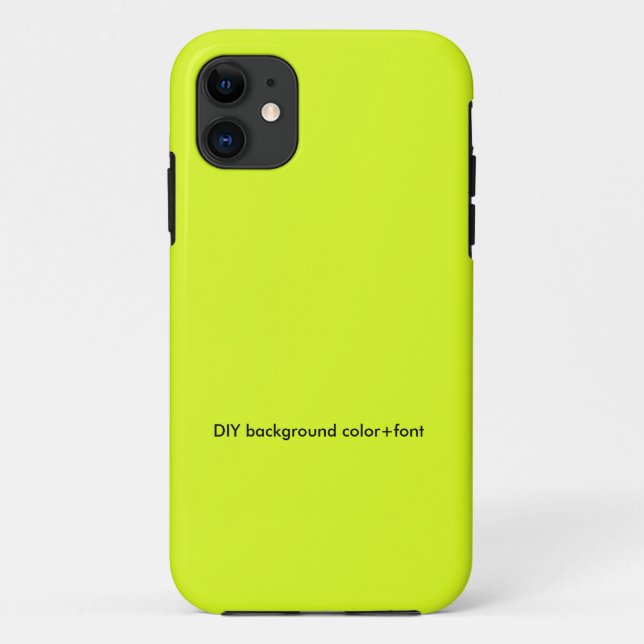 Neon-Chartreuse-Gelb/DIY-Farben/Telefonfälle Case-Mate iPhone Hülle (Rückseite)