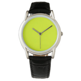 Neon Chartreuse Solid Color | Classic Armbanduhr
