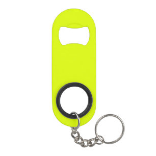 Neon Chartreuse Solid Color Classic Mini Flaschenöffner