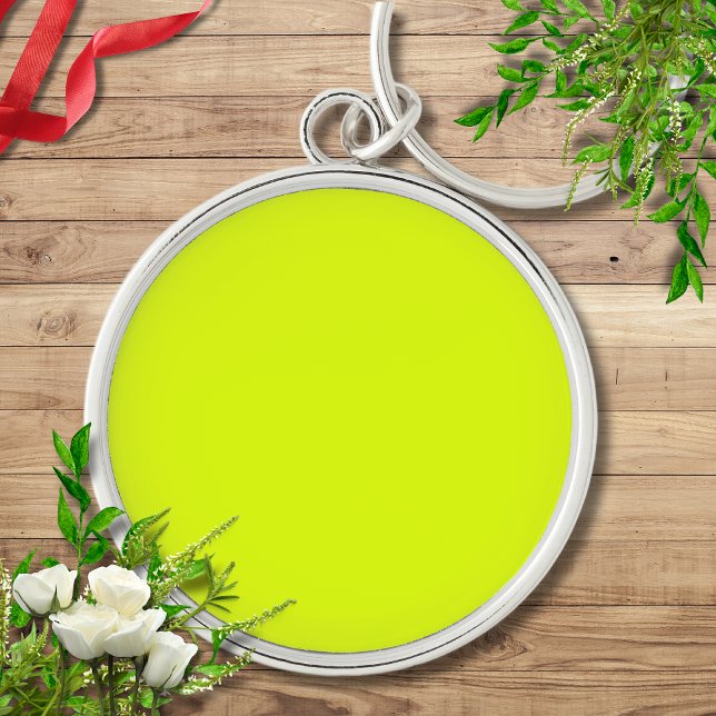 Neon Chartreuse Solid Color | Classic Schlüsselanhänger (Von Creator hochgeladen)