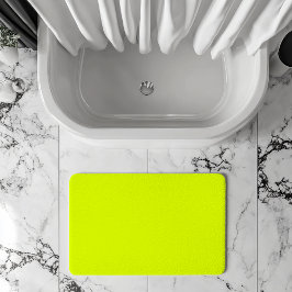 Neon Chartreuse Solid Color | Trendfarbe Badematte