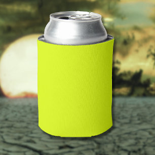 Neon Chartreuse Solid Color Trendfarbe Dosenkühler