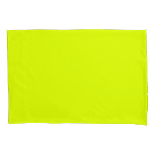 Neon Chartreuse Solid Color Trendfarbe Kissenbezug