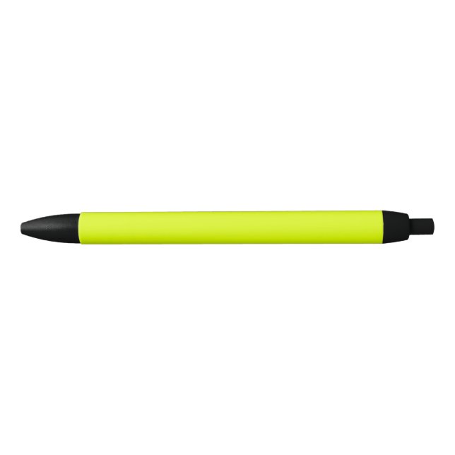 Neon Chartreuse Solid Color | Trendfarbe Kugelschreiber (Vorderseite)