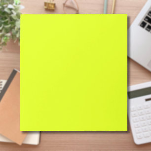 Neon Chartreuse Solid Color   Trendfarbe Notizblock