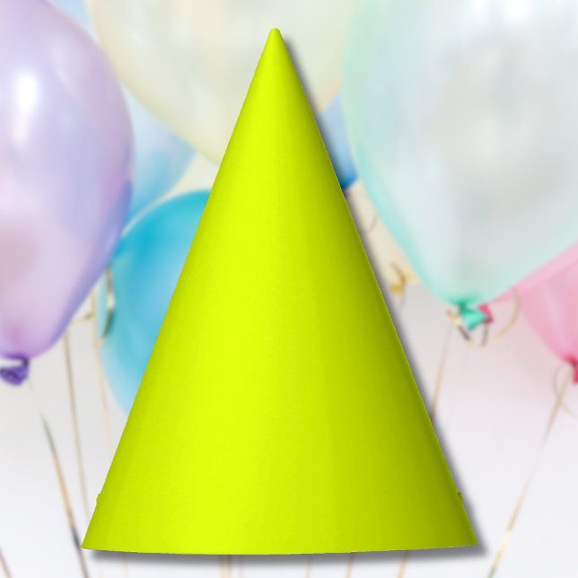 Neon Chartreuse Solid Color | Trendfarbe Partyhütchen (Von Creator hochgeladen)