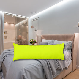 Neon Chartreuse Solid Color | Trendfarbe Seitenschläferkissen