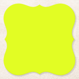 Neon Chartreuse Solid Color | Trendfarbe Untersetzer
