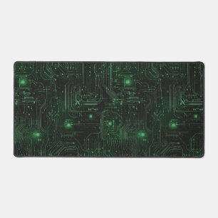 Neon Circuit Desk Mat Schreibtischunterlage
