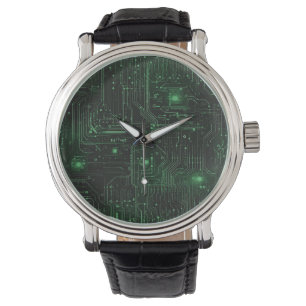 Neon Circuit Watch Armbanduhr